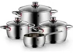 WMF 07 7414 6380 Kochgeschirr-Set 4tlg. QUALITY ONE - Silber