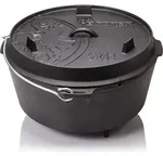 Petromax Feuertopf ft12 Standfu&szlig;,11,4 L,Gusseisen - Schwarz