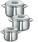 Schulte Ufer Multi Topfset Set 3-tlg. Romana i Edelstahl