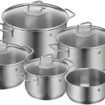 WMF Brillant Topf-Set, 5-teilig 3201112595 4000530640468 - Silber