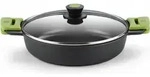 BRA A400528, 2,3 l, Schwarz, Aluminium, Silikon, Gas, Induktion, 220 &deg;C - Schwarz