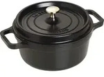 Staub Cocotte, Schwarz, Eisenguss, 22 cm, 4,1 kg - Schwarz