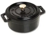 Staub Mini Cocotte 10cm rund schwarz, Gusseisen - Schwarz