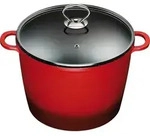 &Oslash;24cm 7Liter Suppentopf ca.18cm hoch KING&reg; Aluguss mit Keramikbeschichtung Innen: