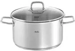 Fissler Viseo / Edelstahl-Topf (5,7 L - &Oslash; 24 cm) Kochtopf mit Glas-Deckel,