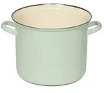 Riess Classic Pastell Topf mit Chromrand 22cm 6 Liter Nilgr&uuml;n