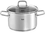 Fissler Viseo / Edelstahl-Topf (3,6 L - &Oslash; 20 cm) Kochtopf mit Glas-Deckel,