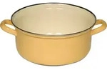Riess Kasserolle mit Chromrand 20 cm 2,00 l 0280-006 goldgelb - Gelb
