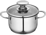 K&uuml;chenprofi Kochtopf CAPRI, 12 cm - Silber