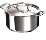 BEKA Chef Casserole with lid, 1,7 l, Edelstahl, Edelstahl, Keramik, Gas, Halogen,