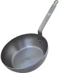 De Buyer Mineral B Runde Bauernpfanne Bratpfanne 28cm - Silber