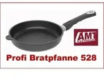 AMT GASTROGUSS Bratpfanne, H&ouml;he: 50 mm, &oslash;: 280 mm - Schwarz