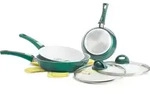 Genius Cerafit Fusion Pfannen-Set Bratpfannen-Set (7 Teile) Keramikbeschichtung mit