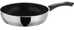 Schulte-Ufer WEGA 64055-28 Bratpfanne, 28 cm max. Durchmesser, Edelstahl,