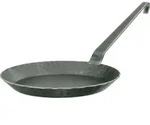 R&ouml;sle Bratpfanne schmiedeeisern hoch 28 cm - Schwarz