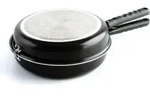 QUID Gastro FUN Doble Tortilla Black Bratpfanne, 26 cm max. Durchmesser, Aluminium,