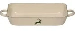 RIESS 0046-072, Pastetenbackform, Rechteckig, Stahl, Beige, Emaille, 1...