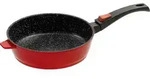 &Oslash;28cm KING&reg; Aluguss-Bratpfanne ca. 7cm hoch mit abnehmbarem Griff und langlebiger