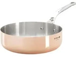 de Buyer 6230.20, Rund, Schwenkpfanne, Kupfer, Edelstahl, Kupfer, Edelstahl, 1,7 l -