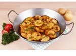 CHG Serve PAN 253-00 Bratpfanne, 24 cm max. Durchmesser, Gusseisen/Gussaluminium,