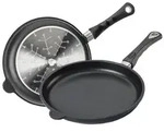 AMT GASTROGUSS Bratpfanne, induktionsgeeignet, H&ouml;he: 40 mm, &oslash;: 280 mm - Schwarz
