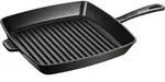 Staub Grillpfanne 30 x 30 cm schwarz - Schwarz