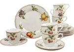 CreaTable, 17030, Flora Orchard, Kaffeeservice 18-tlg , Porzellan - Wei&szlig;
