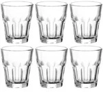 Leonardo Schnapsglas Stamper Rock Klar (50 ml)(6-teilig) - Transparent