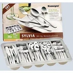 Esmeyer 181-teiliges Besteck "SYLVIA" aus Chrom-Edelstahl - Silber