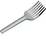 Alessi KL13 "TIBIDABO" Spaghettigabel - Silber