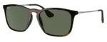 Ray-Ban CHRIS, Erwachsener, Uni, Quadratisch, Schildkr&ouml;te, Nicht-polarisierte Linse,