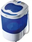 Adler AD 8051 Waschmaschine Toplader 3 kg Blau Wei&szlig; - Blau/Wei&szlig;
