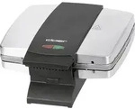 Cloer Sandwichmaker 6235, Schwarz, Silber, Edelstahl, 930 W, 230 V, 245 x 220 x...