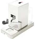 La Piccola Espressomaschine f&uuml;r ESE-Pads Piccola Satinata Edelstahl - Braun