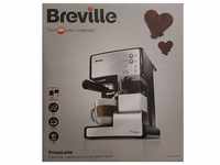 Breville VCF045X PrimaLatte Kaffee- und Espressomaschine, für Kaffeepulver...