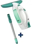 Leifheit Set Fenstersauger Dry & Clean mit Stiel - Blau/Wei&szlig;