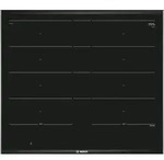 Bosch Serie 8 PXY675DC1E, Schwarz, Integriert, Zonen-Induktionskochfeld, Keramik, 4