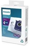 Philips Original sbag&reg; Staubsauger Beutel, Classic Long Performance, 5 l Volumen, 3