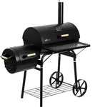 El Fuego Smoker Grill / Holzkohlegrill Dakota Grillfl&auml;che 66x41cm - Schwarz