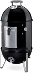 Weber 721004, Weber Smokey Mountain Cooker 47cm, Schwarz, Silber, Rund, Aluminium, 48