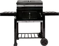 Patton C2 Charcoal Chef, Grill, Holzkohle, Wagen, Schwarz, Edelstahl, Rechteckig,