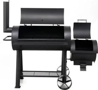 Tepro 1049, tepro Holzkohlegrill Smoker Milwaukee, Grillfl&auml;che: ca. 97,5 x 44...