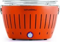 LotusGril Classic Mandarinenorange Holzkohlegrill Tischgrill mit USB-Anschlu&szlig;