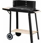Kynast Excklusiv Grillwagen Holzkohlegrill Grill-Wagen 613-87153 - Schwarz