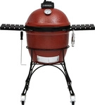 Kamado Joe KJ23RHC, Kamado Joe Grills Keramikgrill Classic I, rot / schwarz,...
