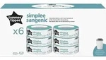 TOMMEE TIPPEE Nachf&uuml;llkassette f&uuml;r Simplee Sangenic Windeleimer 6er Set 623169