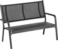 Kettler 0301211-7000, KETTLER Basic Plus 2er Gartenbank anthrazit/anthrazit,