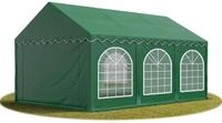 TOOLPORT Festzelt Partyzelt 4x6 m PREMIUM, hochwertige PVC Plane 750 N in dunkelgr&uuml;n