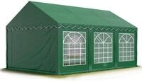TOOLPORT Partyzelt Festzelt 3x6 m Garten-Pavillon PVC Plane 700 N in dunkelgr&uuml;n