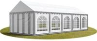 TOOLPORT Festzelt Partyzelt 4x10 m PREMIUM, hochwertige PVC Plane 750 N in...
